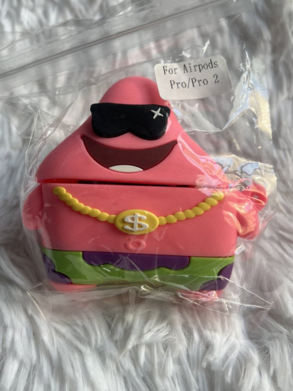 Patrick Star Bling Spongebob Apple Airpod Pro/Pro 2 Case